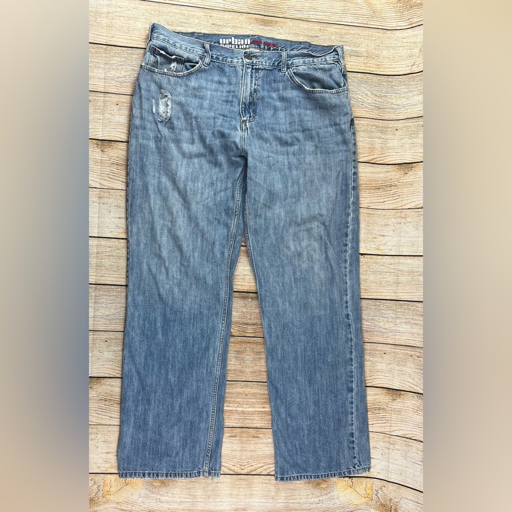 Urban Pipeline Denim Jeans Loose Straight 38x34 Light wash